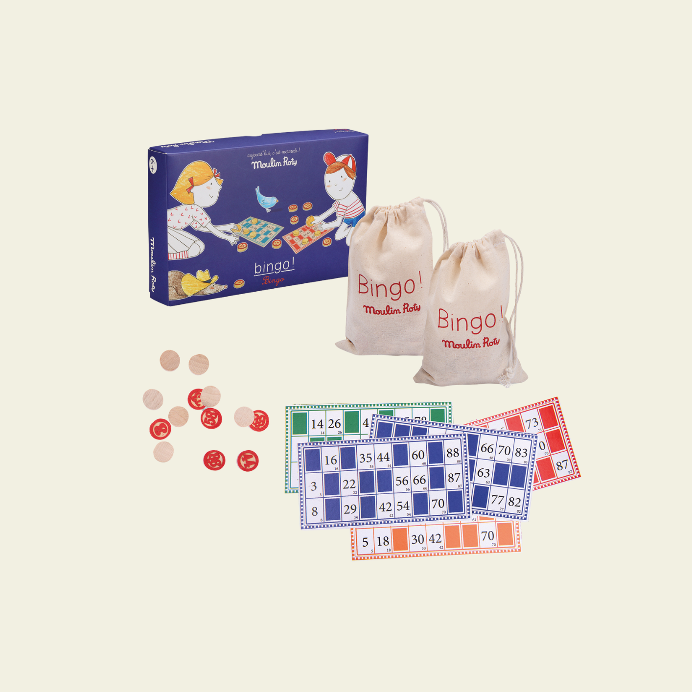 Juego Bingo ( 6players) - Moulin Roty