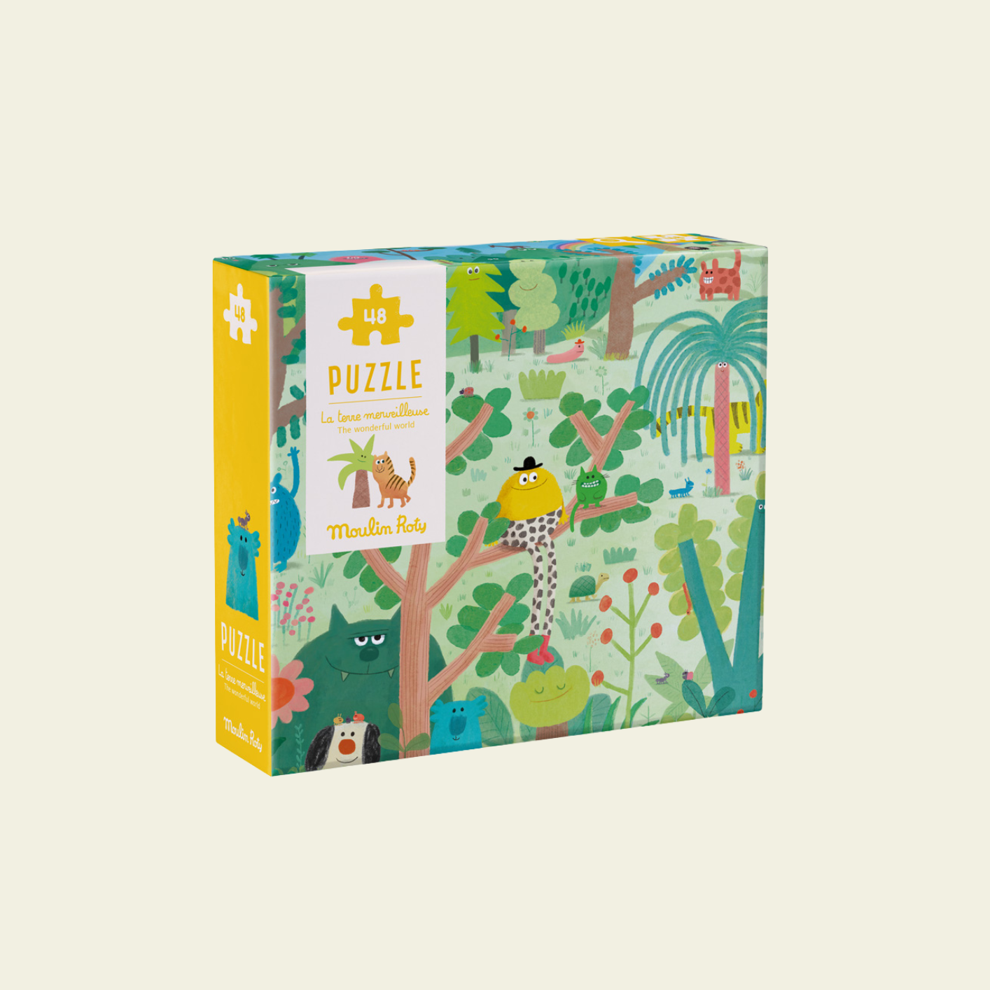 Rompecabeza The Wonderful World (48 pcs) - Moulin Roty