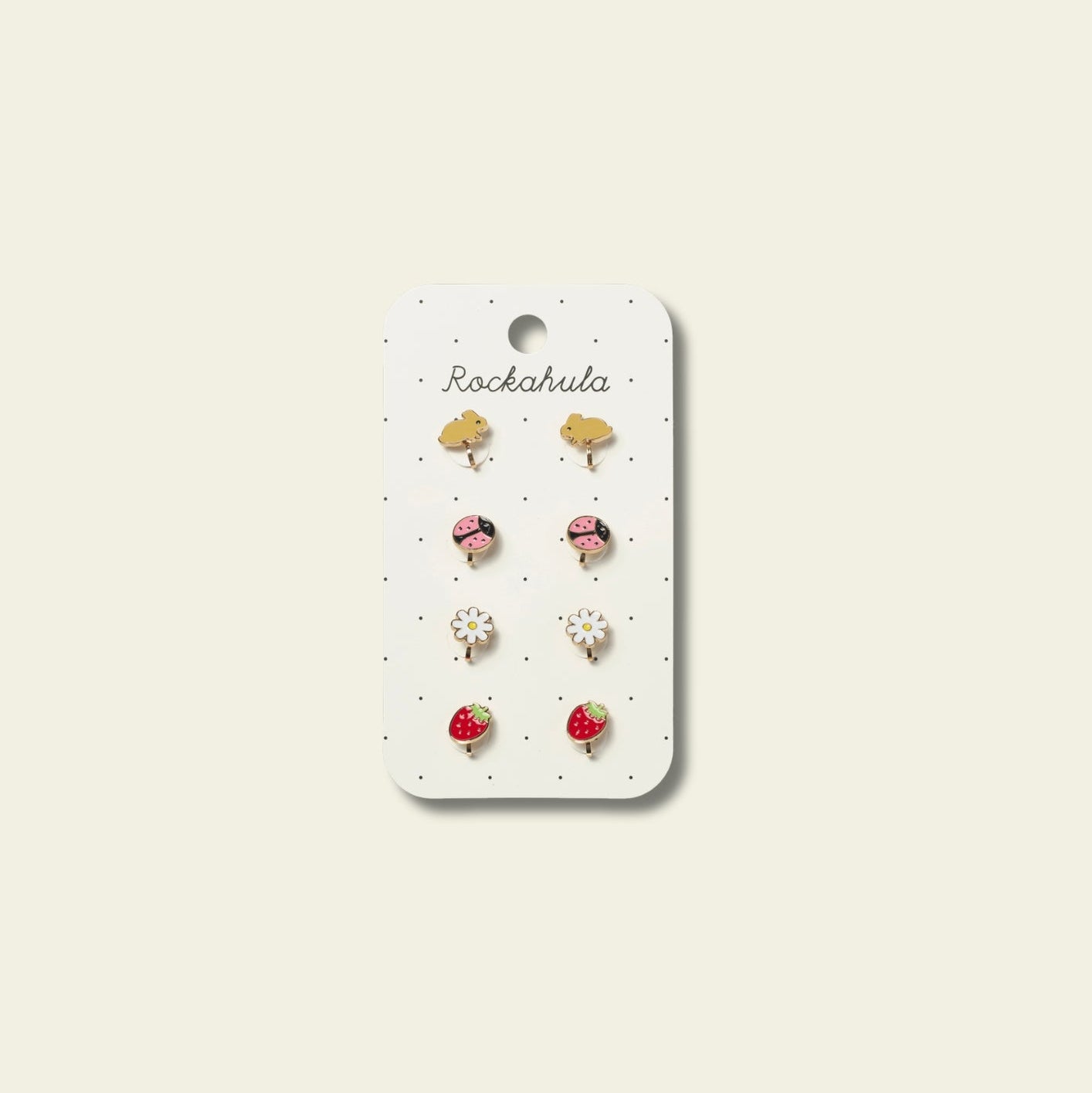 Set de Aretes de Clip Primavera – 4 Diseños