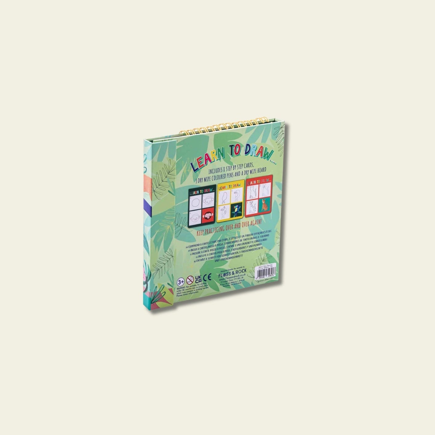 Libro para aprender a dibujar Animales de la Jungla