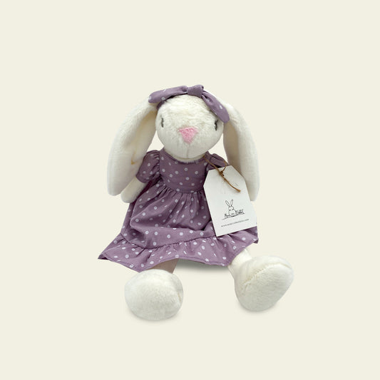 Conejo de Peluche con Vestido - Lola Lavander