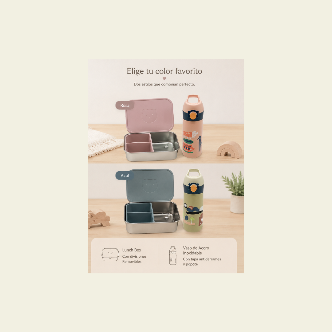 Regreso a Clase- Vaso y Lunch Box