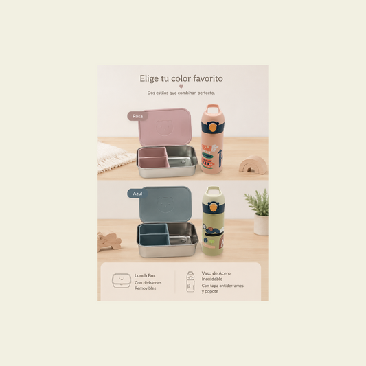 Regreso a Clase- Vaso y Lunch Box