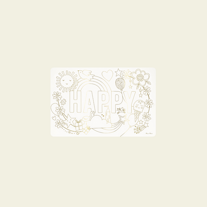 Meri Meri- Happy icons Colouring Placemats (8)